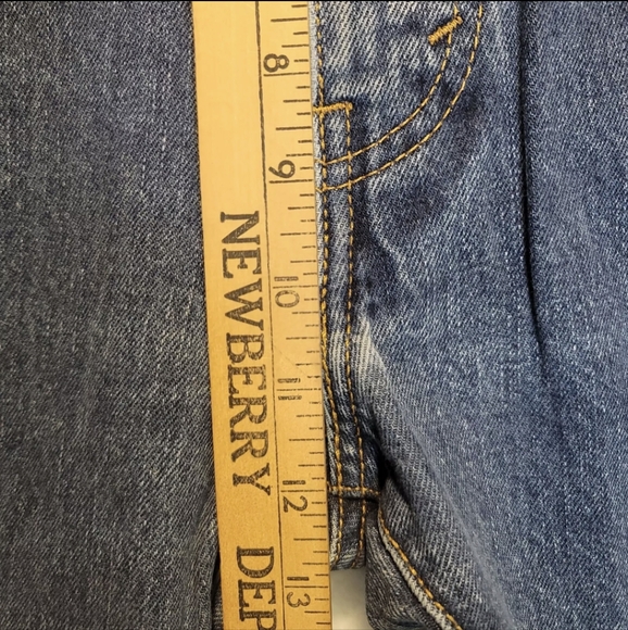 Levi's 517 Bootcut Men's Jeans Dark Wash Loose Fit Western Wear - Picture 4 of 12